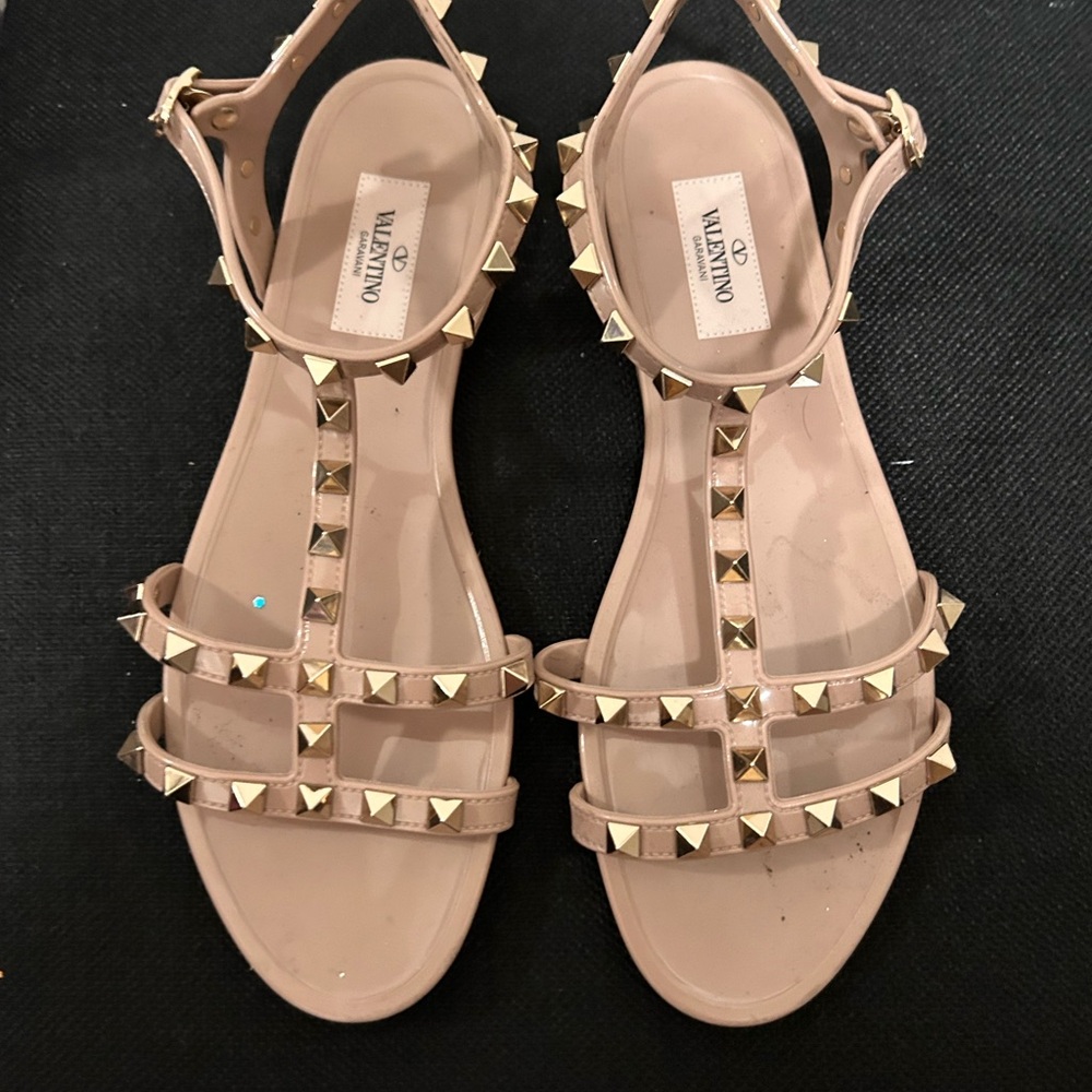 Rockstud Jelly Flat Gladiator Sandals